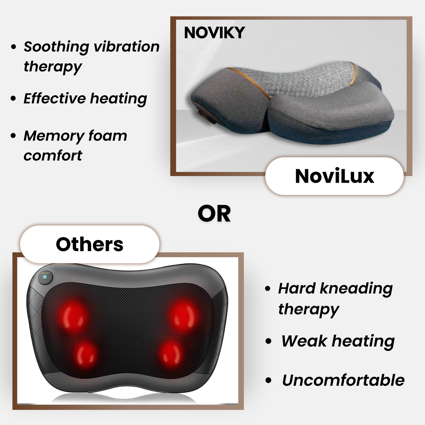 NoviLux™ | 3-in-1 Neck Massager Pillow